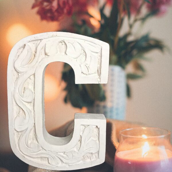 versatile personalized Carved Wood Letter decor