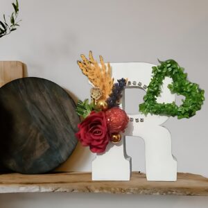 decorative wooden letter