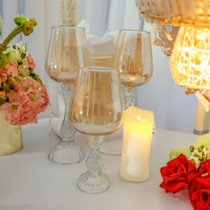 glass vase centerpiece